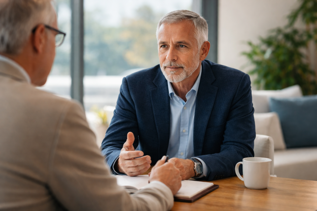 personal life coach helping clients gain clarity and direction